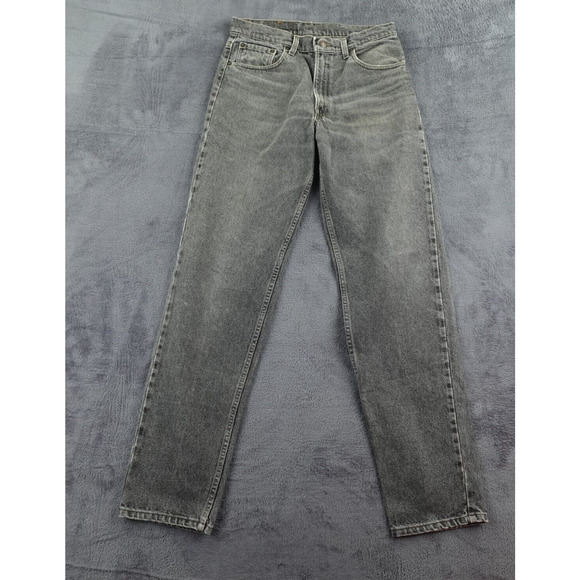 Vintage Levis Jeans Mens 33x33 Black Faded Loose Tapered 80s Skater Grunge USA